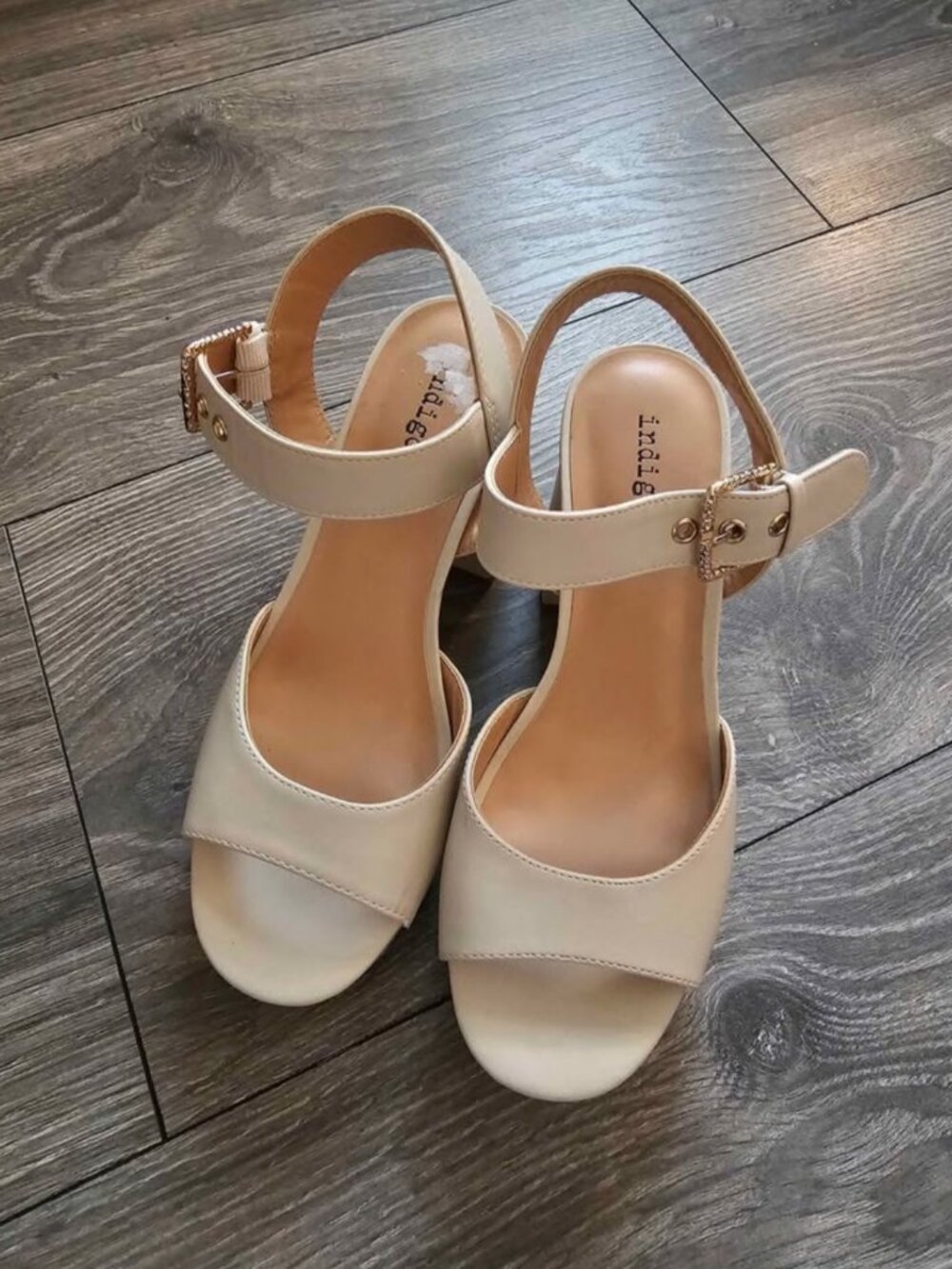 Cream Platform Heels